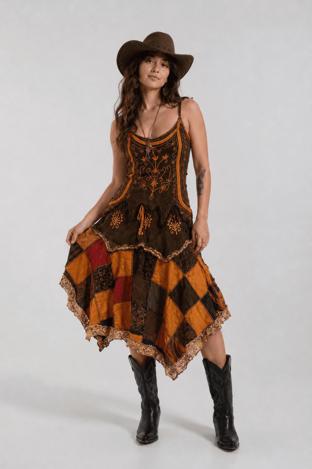 Boho Skirt Set