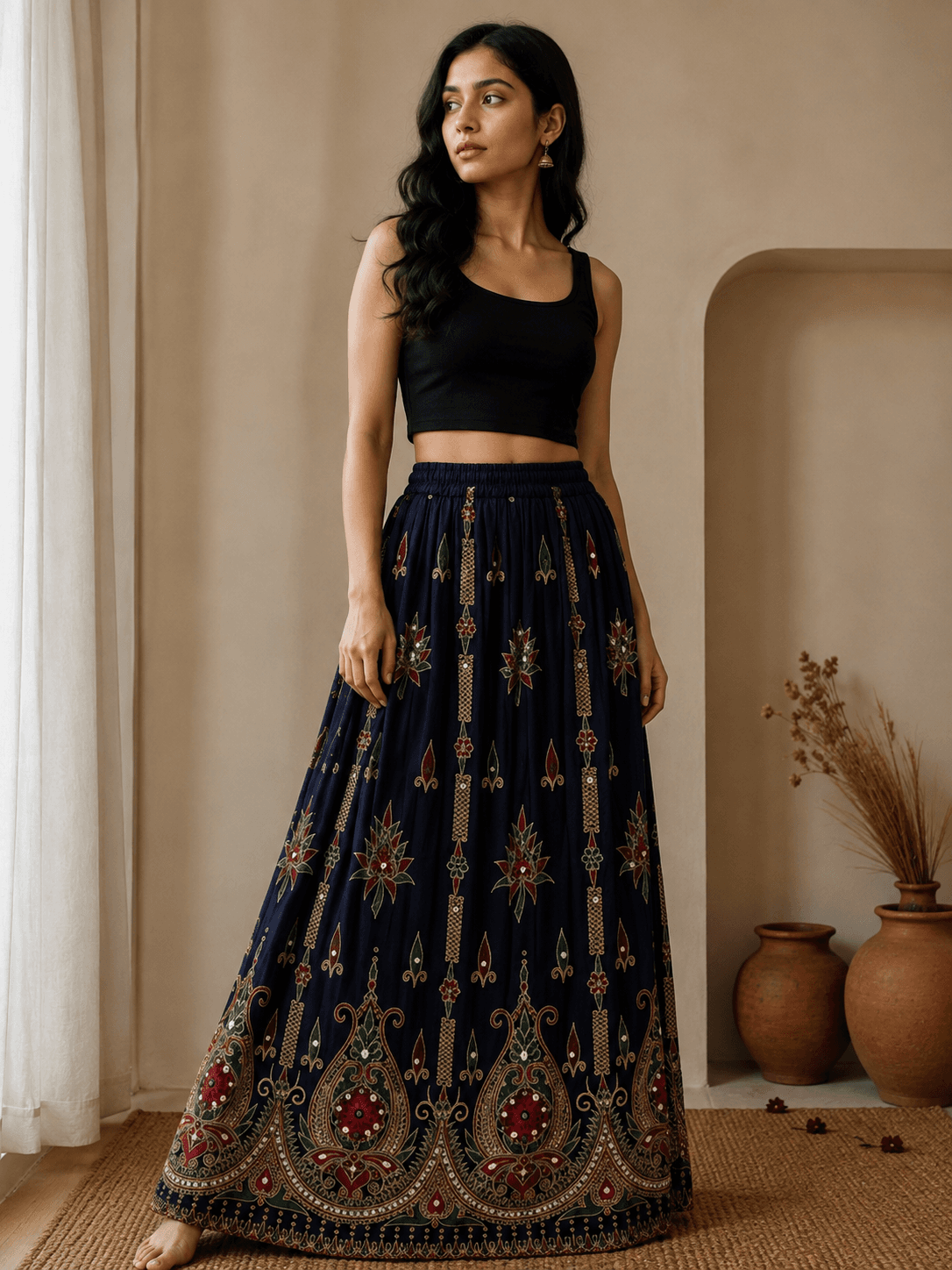 Indreni Boho Skirt