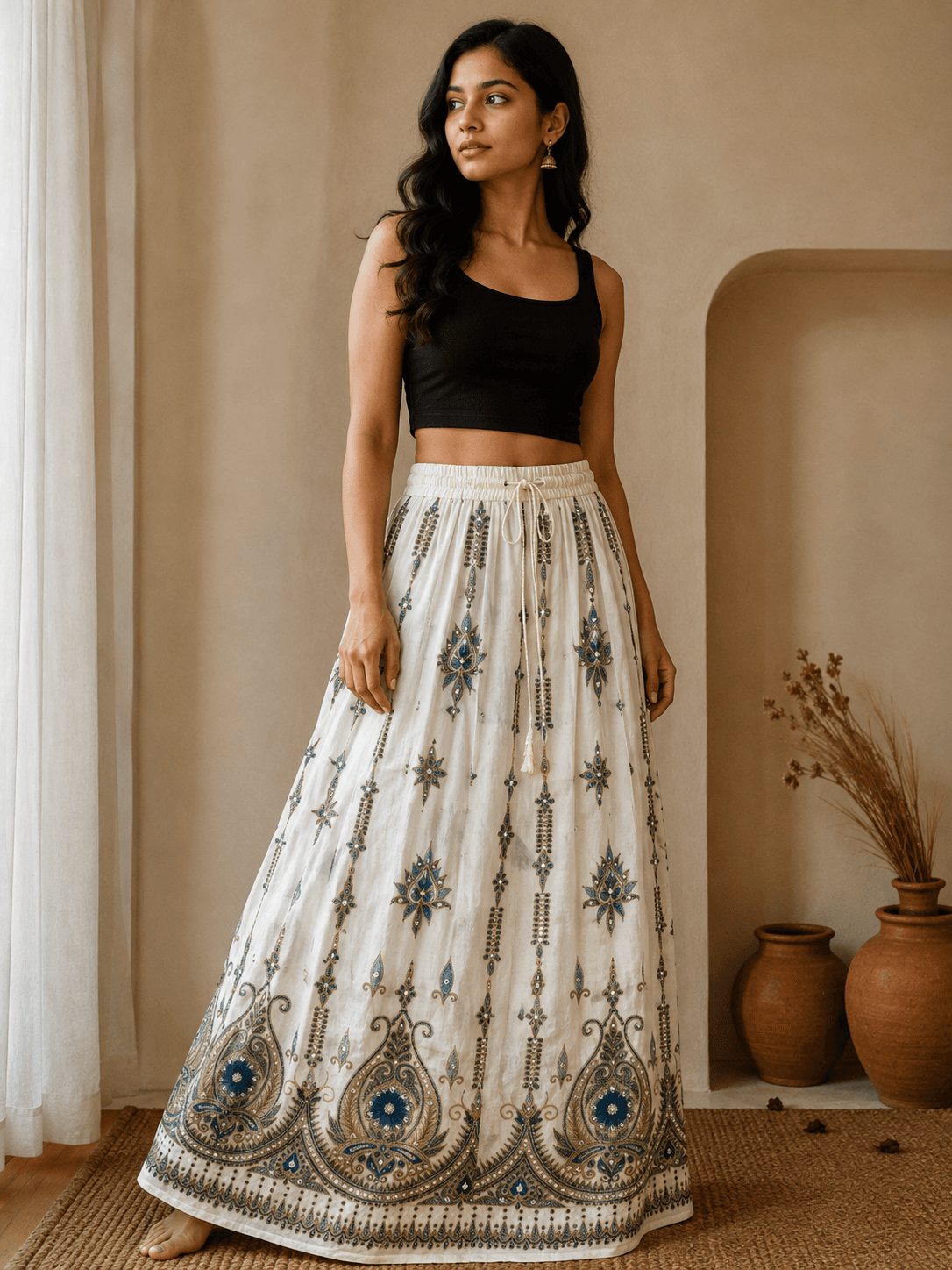 Indreni Boho Skirt