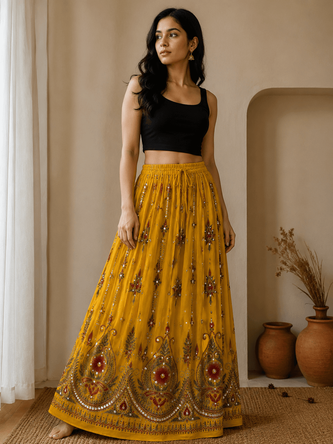 Indreni Boho Skirt