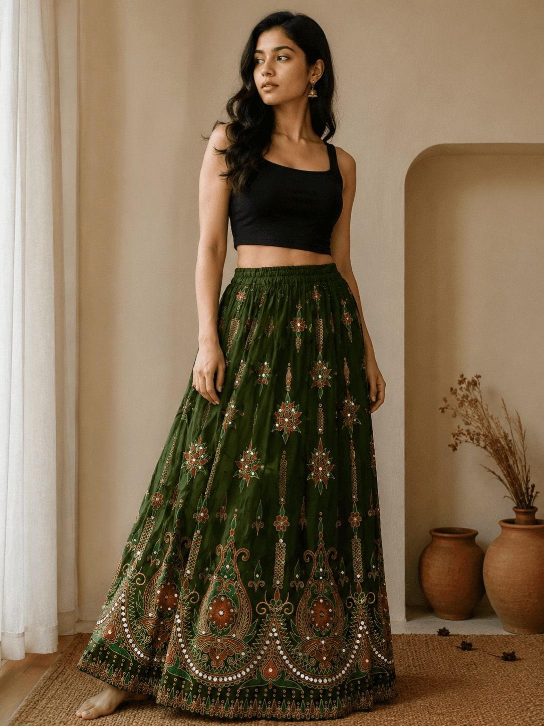 Indreni Boho Skirt